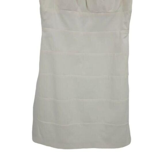 Bisou Bisou Dress White Bodycon Sleeveless Scoop Neck Mini Bachelorette 10 - Picture 5 of 8